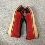 ADIEU LOAFERS SIZE 43. Red and black leather suede Photo 6