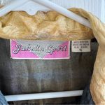 Jakelin Sport beaded lace accent multicolor blouse size small Yellow Photo 5