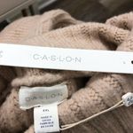 Caslon  Tan Diamond Cable Knit Turtleneck Sweater XXL NWT Photo 5