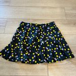 Adidas NWT  Floral Airplane Travel Ruffle Skirt Mini All Over Print Size M Photo 4