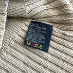 Rockport Women’s Cotton Crewneck Navy Gray Striped Sweater Size L Blue Size L Photo 4