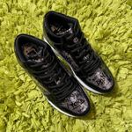 DKNY  Graffiti High Top Patent Leather Sneakers Photo 3