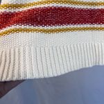 Caslon Retro 80s 90s Knit Colorful Striped Sleeveless Sweater Tank Size MD Photo 5