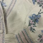 Love Shack Fancy Boscom Cardigan in Blue Dew Drop Floral XS Coquette Photo 7