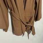 Lane Bryant NWT  Perfect Drape Belted Jacket In Tan Size 14‎ Photo 11