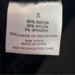 Romeo + Juliet Couture Crisscross Lace Front Black Trousers Dress Pants Size S Photo 3