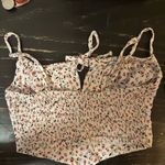 Princess Polly Floral Tie Tank White/Red Photo 4