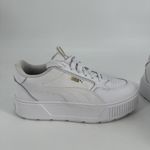 Puma  White Carina Trainers Women's‎ Size US 8.5 Photo 2
