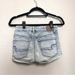 American Eagle Low-Rise Light Wash Denim Shorts Photo 1