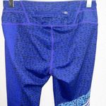 Athleta Asym Camo Compression Sonar 7/8 Shades Of Blue Tight Photo 5