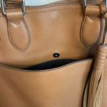 Cole Haan   Leather Tote Bag Tan Brown Classy Minimalist Photo 1