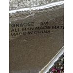 Women's 8M Silver Glitter High Heel Pumps Peep Toe Party Shoes Holiday NYE Size 8 Photo 7