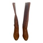 Alex Marie  Cognac Color‎ Side Buckle Leather Boots Size 8M Photo 2