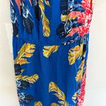 Flying Tomato Royal Blue Floral High Low Ruffle Off Shoulder Dress Medium M Photo 9
