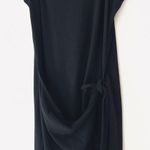 n:philanthropy Dress Golden Wrap Skirt Sleeveless Side Tie Black Women's Size M Photo 6