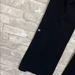 Lululemon  athletica Black Groove Leggings with Multicolor Waistband Photo 2