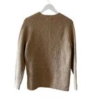 BP  Cream Knit Long Sleeves Crewneck Cozy Boxy Womens Sweter SZ S Photo 4