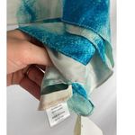 NWT Collection 18 satin blue white scarf Photo 1