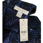 New York & Co. Blue Halter Sheath Cocktail Dress Photo 2