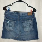American Eagle  Skirt - high rise fest mini- jean skirt- Size 6 Photo 4
