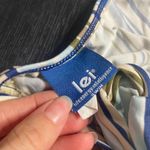 L.E.I.‎ 90s Y2K Swim Top Small Striped Blue White Halter Triangle Photo 2