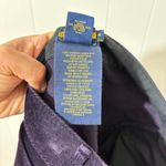 Ralph Lauren  Rugby Corduroy Pants Zipper Ankle Flat Front Womens Purple Size 4 Photo 3