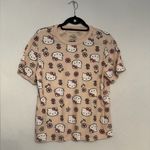 Love Tribe Hello Kitty Short-Sleeve Flower Face Printed T-Shirt Juniors Large Photo 1