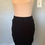 Anthropologie  CROCHET SKIRT
MINI BLACK SIZE M NWT Photo 0