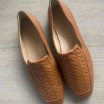Banana Republic Woven Leather Soft Loafer Caramel Size 9.5 NEW Photo 2