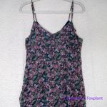 Allison Joy Allison‎ Joy floral spaghetti adjustable strap ruched dress, size L Photo 8