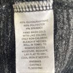 Leith  Black Space Dyed Bodycon Tank Dresss Photo 5