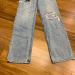 PacSun  90s Boyfriend Jeans Light Wash Distressed Ripped Denim Size 27 Straight Photo 2