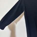 J.Crew 100% Merino Wool pull over crew neck long sleeve top black size M P Photo 5