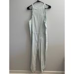 On The Road  Womens Light Blue Linen Blend Sleeveless Drawstring Jumpsuit M Photo 1