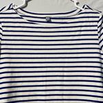 Uniqlo  blue white‎ striped sweatshirt dress small Photo 1