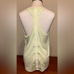 Reebok  Racerback Scoop Neck Tank Top Sleeveless Lime Cream Heather L/G/G NWOT Photo 5