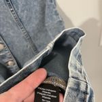 Frye  Denim Button Front Dress Small Sleeveless V-Neck Stretch Jean Mini Photo 7