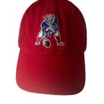 New England Patriots '47 Franchise R Legacy Logo NFL Adjustable Strap Hat Retro Red Photo 5
