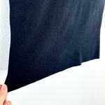James Perse NWOT Black Ribbed Cotton Blend Knit Skirt Size 2 Classic Photo 5