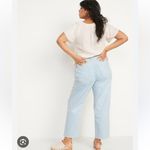 Old Navy  Extra High-Rise Sky-Hi Straight Striped Jeans Photo 1