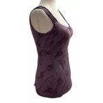 Lululemon Aria Tank Top Peacock Feather Logo RARE PRINT Women's Size 4 | 17-607 Photo 1