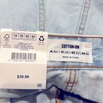 Cotton On NEW Cotton-On Dad Denim Short Marine Blue Finished Size 10 New w/Tag Photo 2