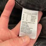 American Eagle AE Mom Jean Black Wash High Waisted High Rise Cropped Crop Ankle Photo 7