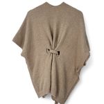 Vince Camuto | OS | Ultra Soft Teddy Tie-Front Wrap Poncho Cardigan Sweater Photo 2