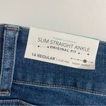 Maurice's M Jeans Slim Straight Ankle Original Fit Mid Rise Super Stretch Blue Photo 10