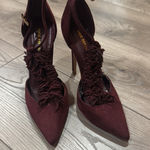 Shoe Republic LA Burgundy  High Heels Photo 0