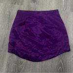 ZARA  Blogger Favorite Metallic Purple Mini Skirt Size S Photo 5