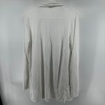 Athleta  Pranayama Open Cardigan Sweater Pocket Knit Light Bone Rib Medium Tall Photo 5