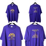 Vintage 90s Greater New Birth Church Bible Verse Tee 3XL 50/50 Single Stitch Purple Size undefined Photo 1