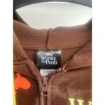 Disney  Winnie‎ The Pooh Zip Up Hoodie Womens S Juniors Brown Photo 4